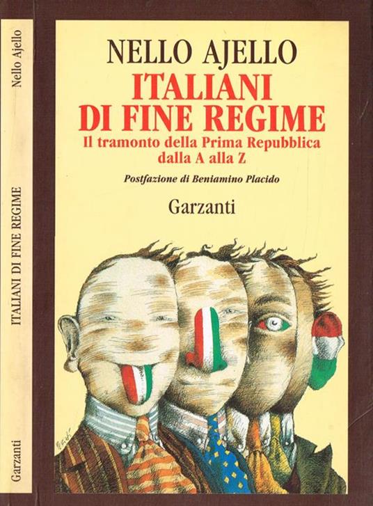 Italiani di fine regime - Nello Ajello - copertina