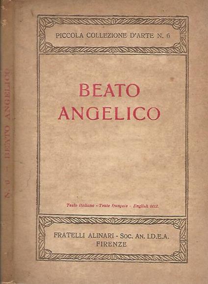 Beato Angelico - copertina