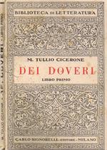 Dei Doveri (Libro Primo). (De Officiis)