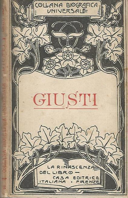 Giuseppe Giusti - Giosuè Carducci - copertina