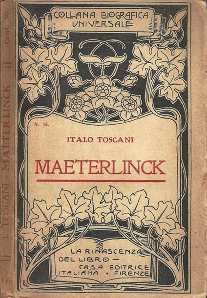 Maeterlinck - Italo Toscani - copertina