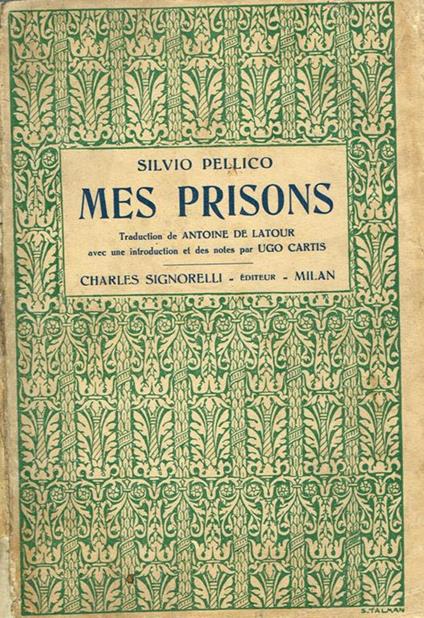 Mes Prisons - Silvio Pellico - copertina