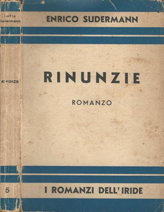 Rinunzie - Enrico Sudermann - copertina