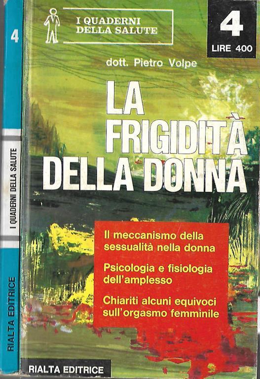 La frigidità della donna - Pietro Volpe - copertina