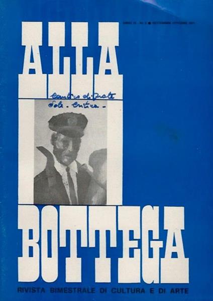 Alla bottega n. 5. Rivista bimestrale di cultura e arte - copertina