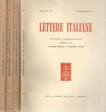 Lettere italiane anno XXV. Rivista trimestrale