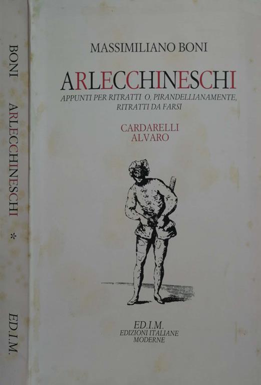 Arlecchineschi Vol. I - Massimiliano Boni - copertina