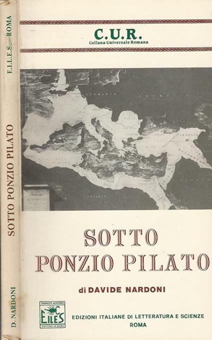 Sotto Ponzio Pilato - Davide Nardoni - copertina