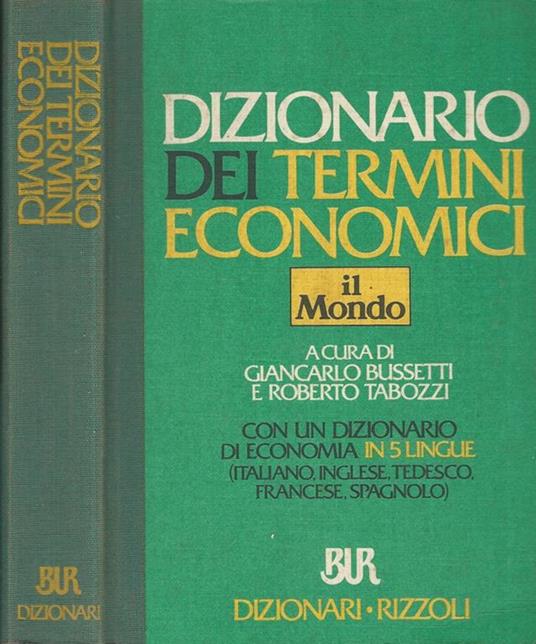 Dizionario italiano - copertina