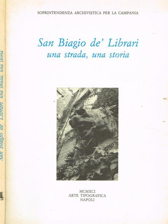 San Biagio dé Librari. Una strada, una storia - copertina