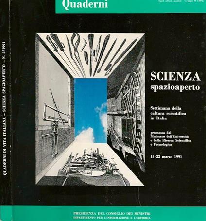 Quaderni di vitaiItaliana n.2 - scienza spazioaperto. Settimana della cultura scientifica in Italia - copertina