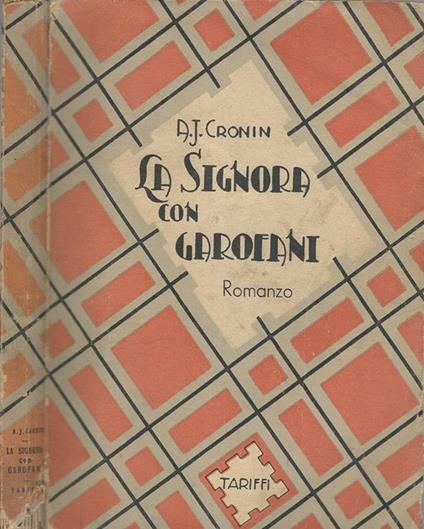 La signora con garofani - A. Joseph Cronin - copertina