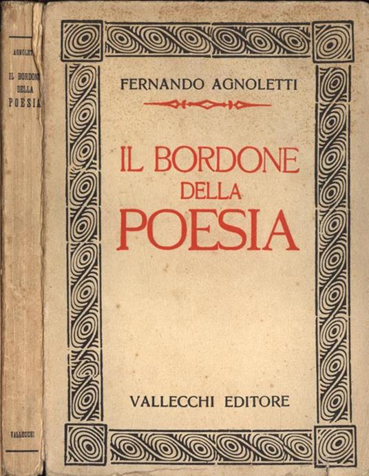 Il bordone dalla poesia - Fernando Agnoletti - copertina