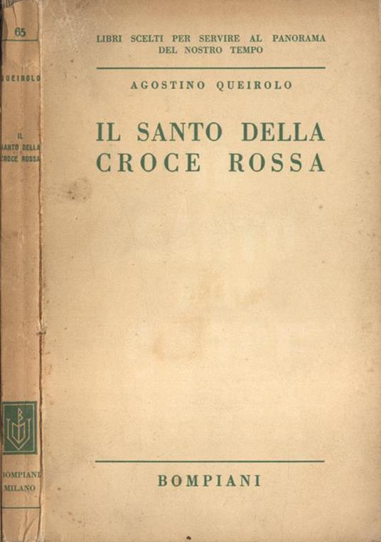 Il santo della croce rossa - Agostino Queirolo - copertina