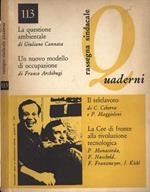 Quaderni di Rassegna Sindacale Anno XXII Vol. 113. Rivista della Cgil