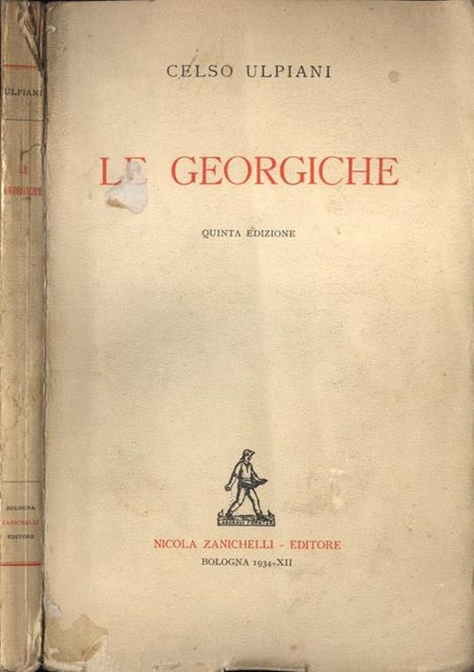 Le georgoche - Celso Ulpiani - copertina