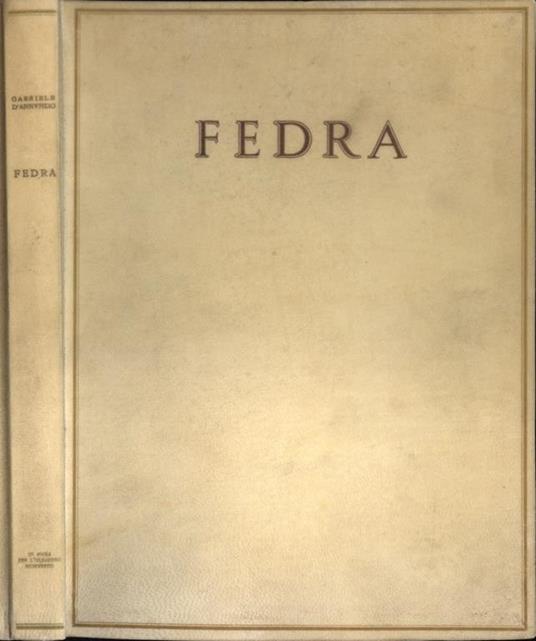 Fedra - Gabriele D'Annunzio - copertina