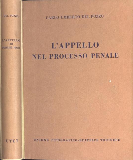 L' appello nel processo penale - copertina