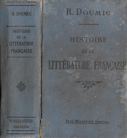 Histoire de la littérature francaise - René Doumic - copertina