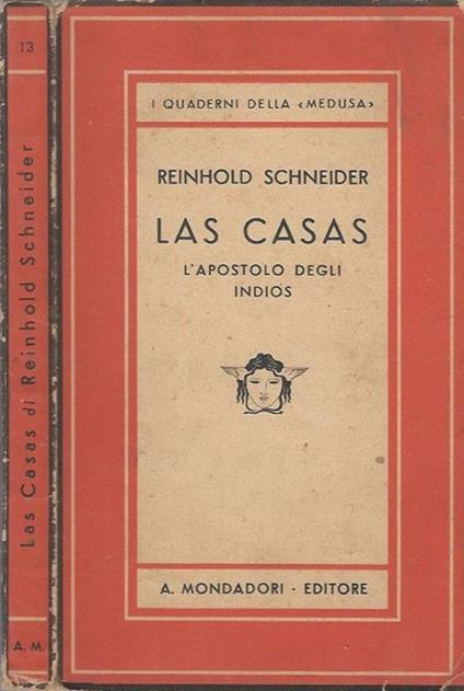 Las Casas. l'apostolo degli Indios - Reinhold Schneider - copertina