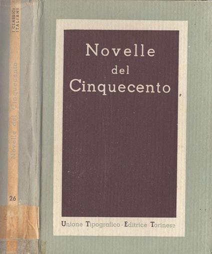 Novelle del Cinquecento - copertina