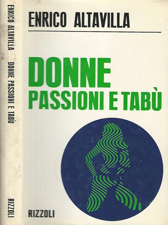 Donne Passioni e tabù - Enrico Altavilla - copertina