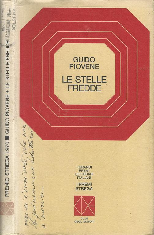 Le stelle fredde - Guido Piovene - copertina