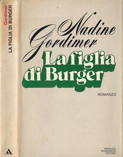 La figlia di Burger - Nadine Gordimer - copertina