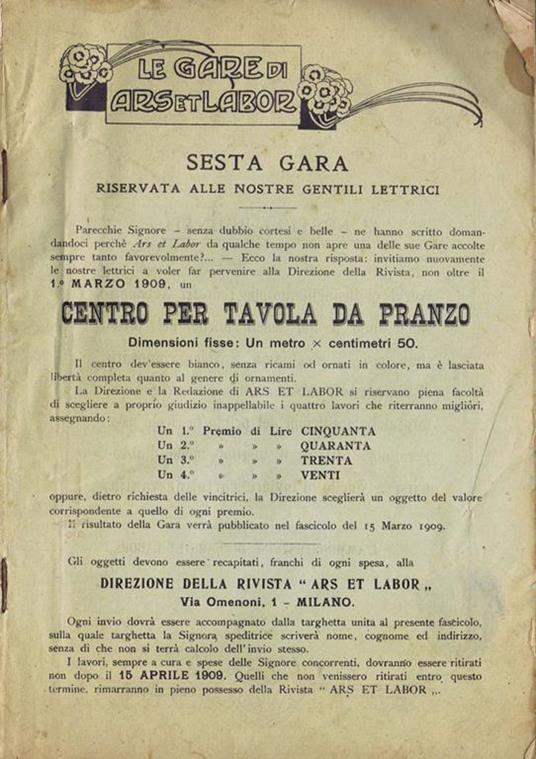 Ars et Labor (Fasc. N. 2). Musica e Musicisti - Giulio Ricordi - Libro  Usato - Officine G. Ricordi & C. 