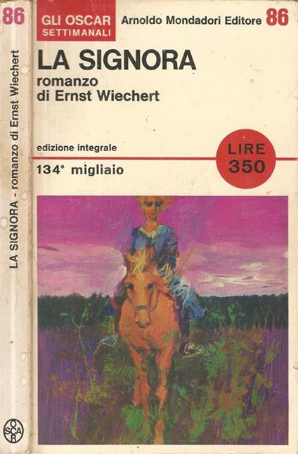 La Signora - Ernst Wiechert - copertina