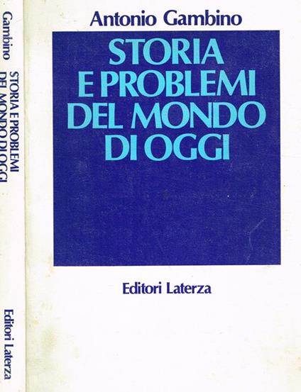 Storia e problemi del mondo di oggi. 1943/1980 - Antonio Gambino - copertina