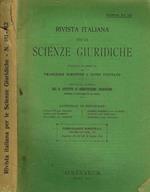 Rivista italiana per le scienze giuridiche vol.LIV fasc.I-II dispensa 161-162