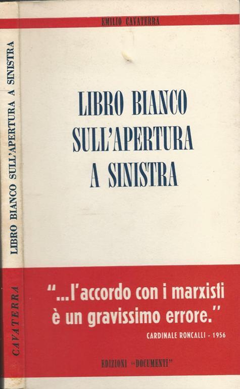 Libro bianco sull'apertura a sinistra - copertina