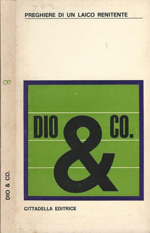 Dio & Co. Preghiere di un laico renitente - Alfred Muller-Felsenburg - copertina