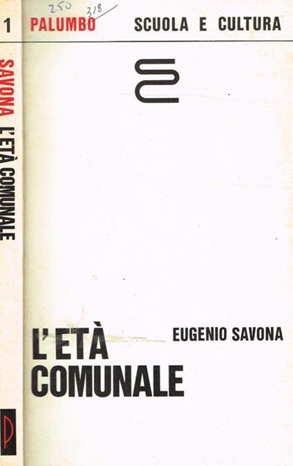 L' età comunale - Eugenio Savona - copertina