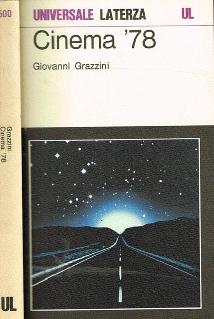 Cinema '78 - Giovanni Grazzini - copertina