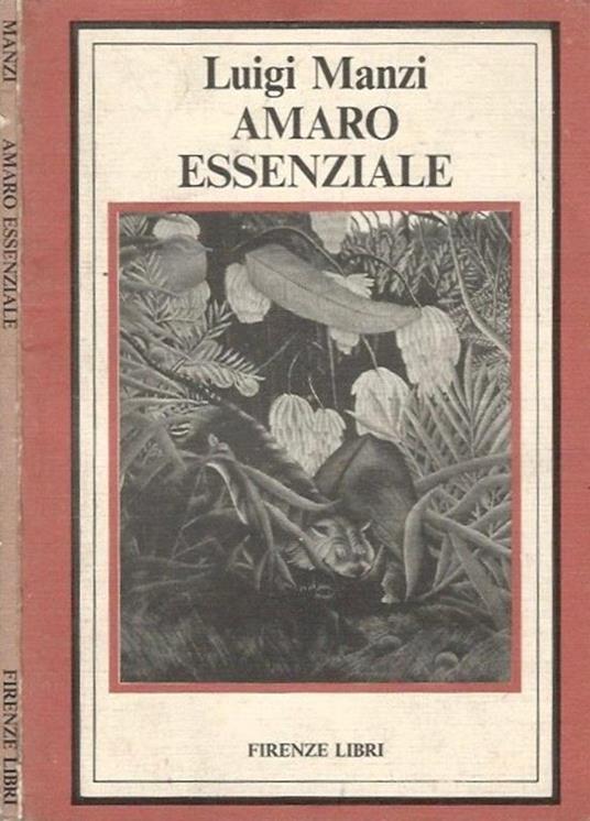 Amaro essenziale - Luigi Manzi - copertina