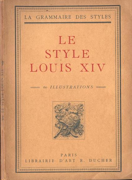 Le style Louis XIV - copertina