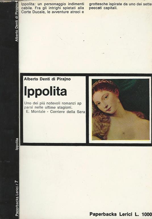 Ippolita - Alberto Denti di Pirajno - copertina