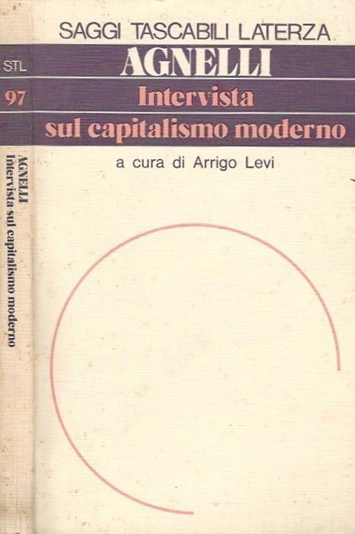 Intervista sul capitalismo moderno - Giovanni Agnelli - copertina