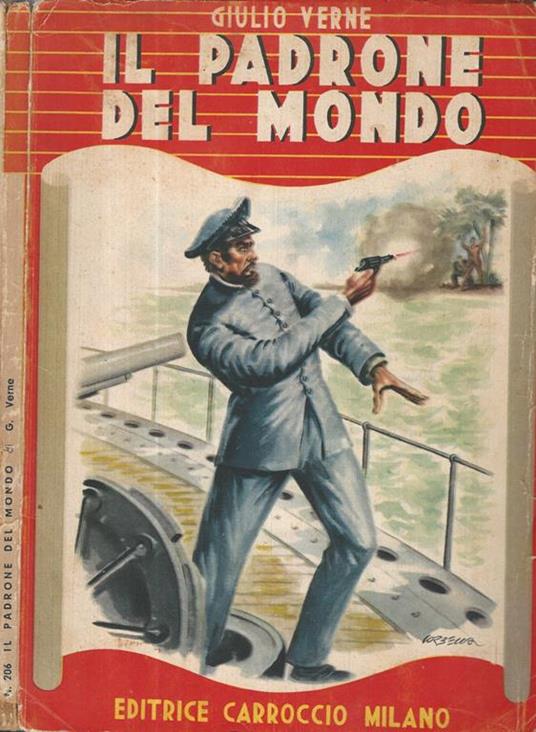 Il padrone del mondo - Jules Verne - copertina