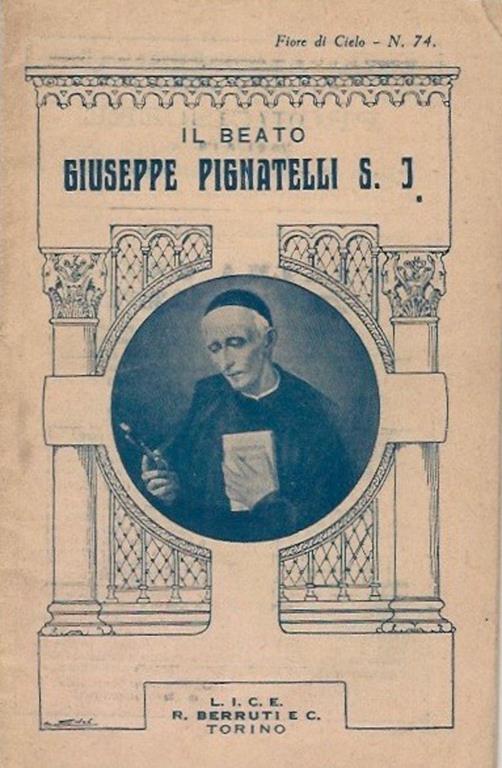 Il beato Giuseppe Pignatelli - copertina