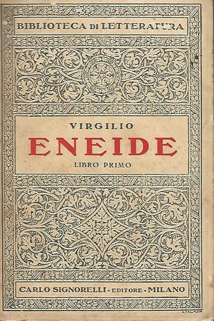 Eneide Libro primo - Publio Virgilio Marone - copertina