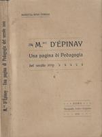 M.me D'Epinay. Una pagina di pedagogia del secolo XVIII