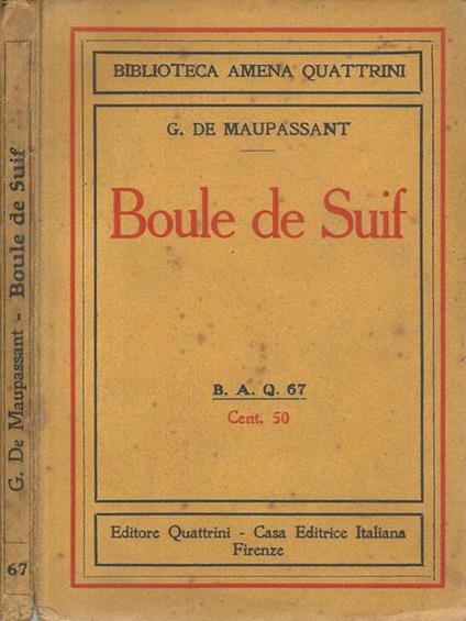 Boule de Suif - Guy de Maupassant - copertina