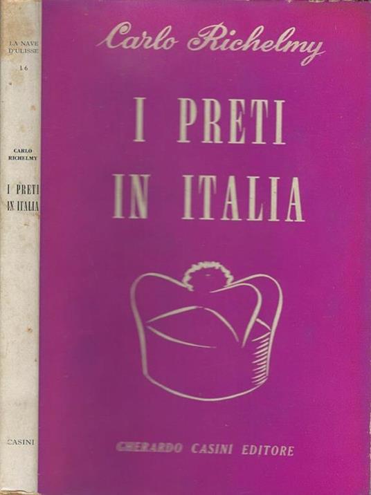 I preti in Italia - Carlo Richelmy - copertina