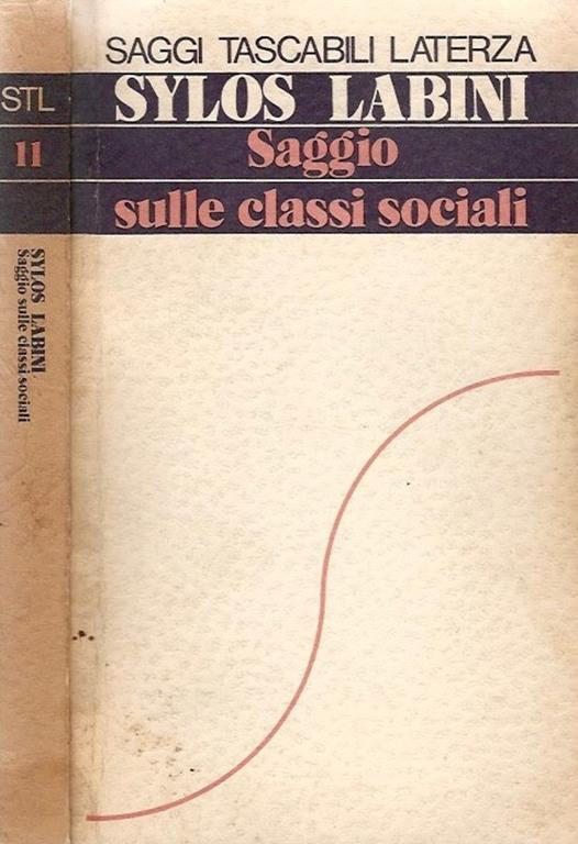 Saggio sulle classi sociali - Sylos Labini - copertina