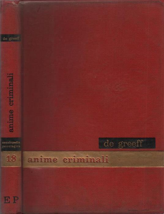 Anime criminali - copertina
