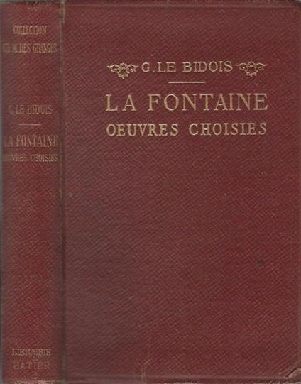 La Fontaine. oeuvres choisies - copertina