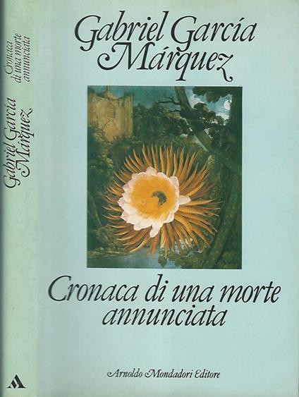 Cronaca di una morte annunciata - Gabriel García Márquez - copertina